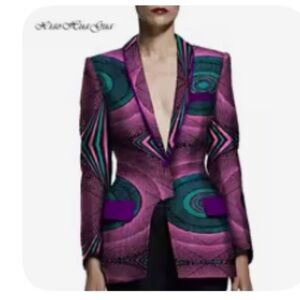 Vibrant Patterned Blazer